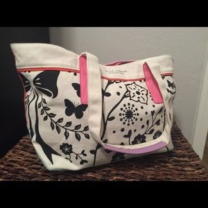 Victoria’s Secret tote pink white teal large